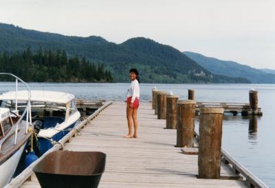 Staff at Takla Lodge, 1992