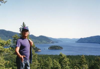 Staff at Takla Lodge, 1992