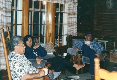 Staff at Takla Lodge, 1992