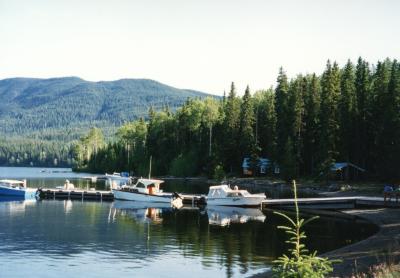 Staff at Takla Lodge, 1992