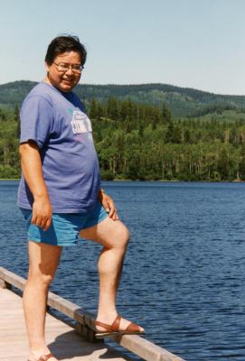 Staff at Takla Lodge, 1992