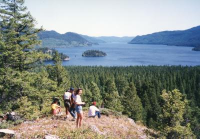 Staff at Takla Lodge, 1992