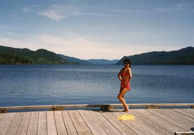 Staff at Takla Lodge, 1992