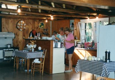 Staff at Takla Lodge, 1992