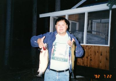 Staff at Takla Lodge, 1992